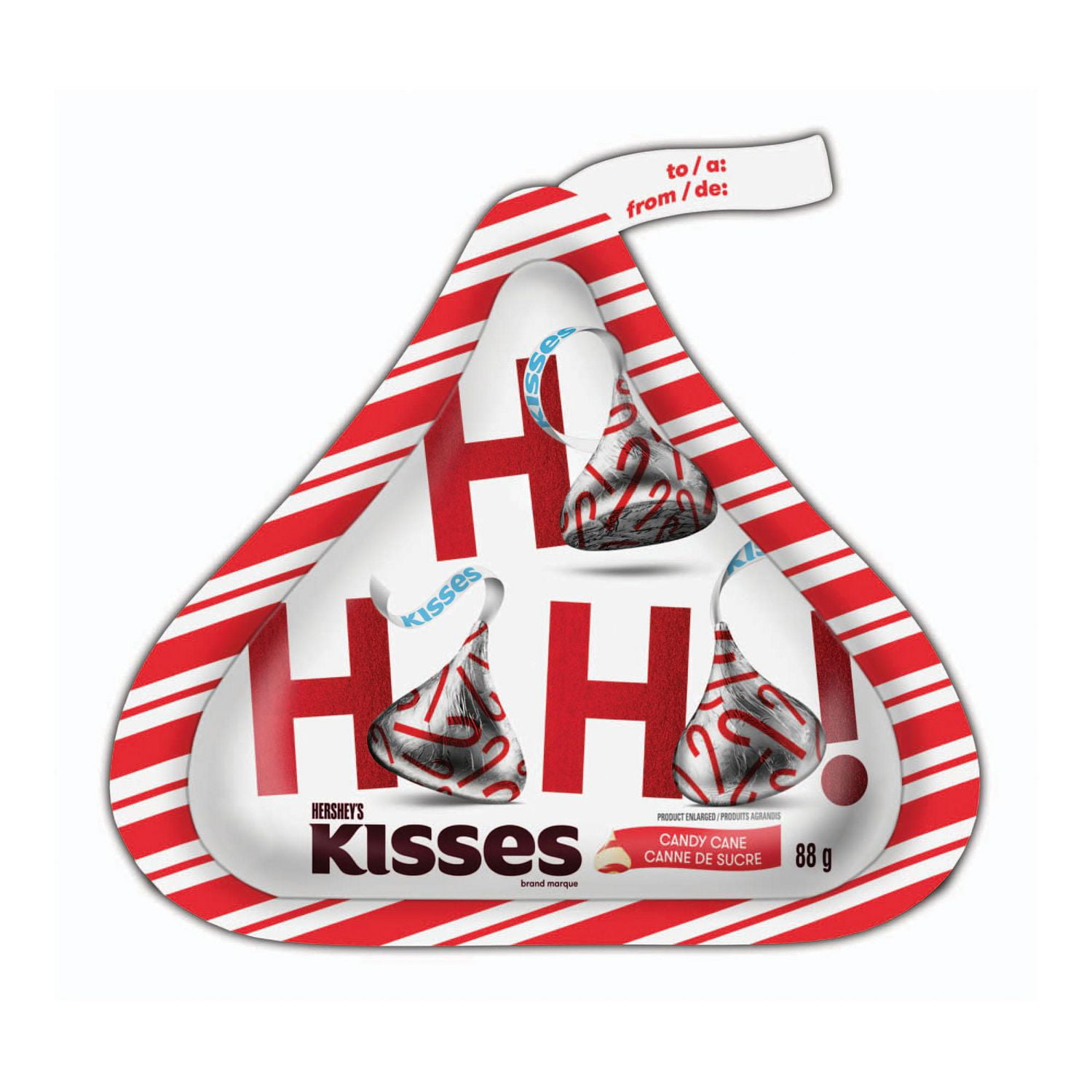 HERSHEY'S KISSES Holiday Candy Cane Mint Candies, Holiday and Christmas